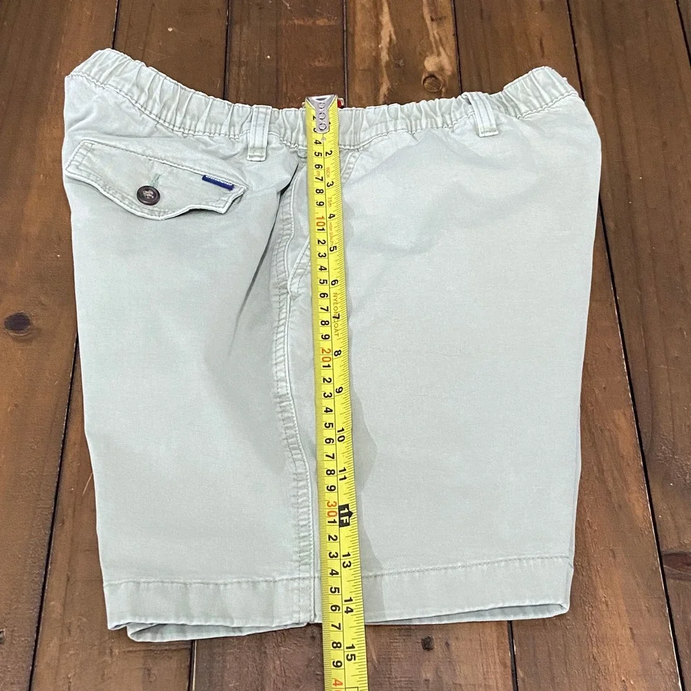 Chubbies Mens Stretch Twill Elastic Waist Shorts Sage Green Size Medium 5.5